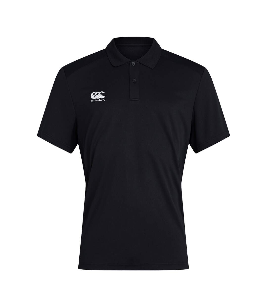 Mens Club Dry Polo Shirt Black Canterbury-2
