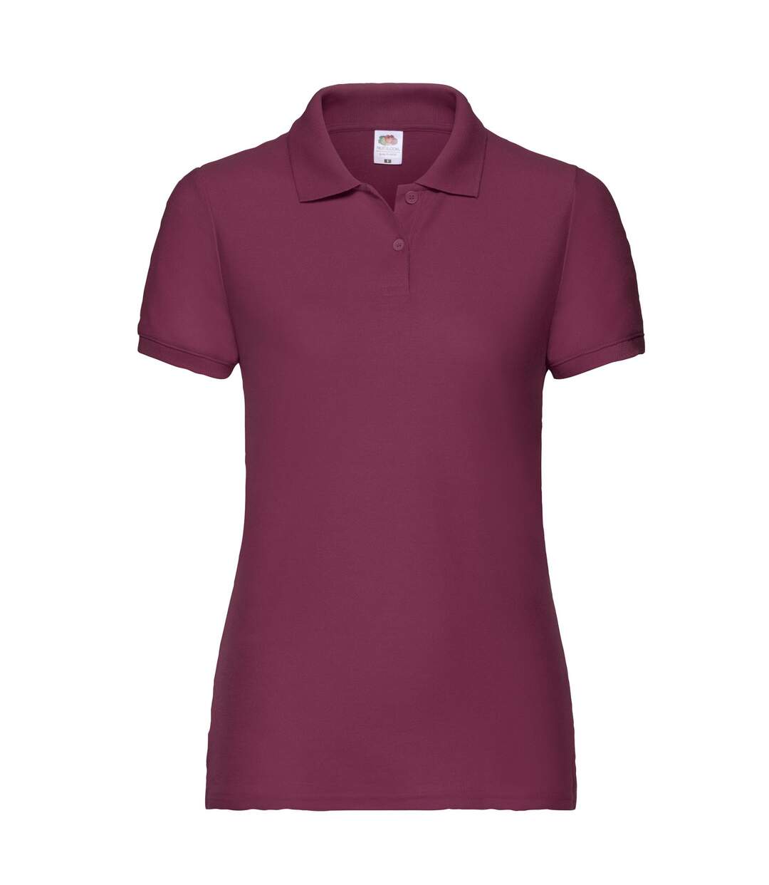 Polo lady fit 65/35 femme bordeaux Fruit of the Loom-1