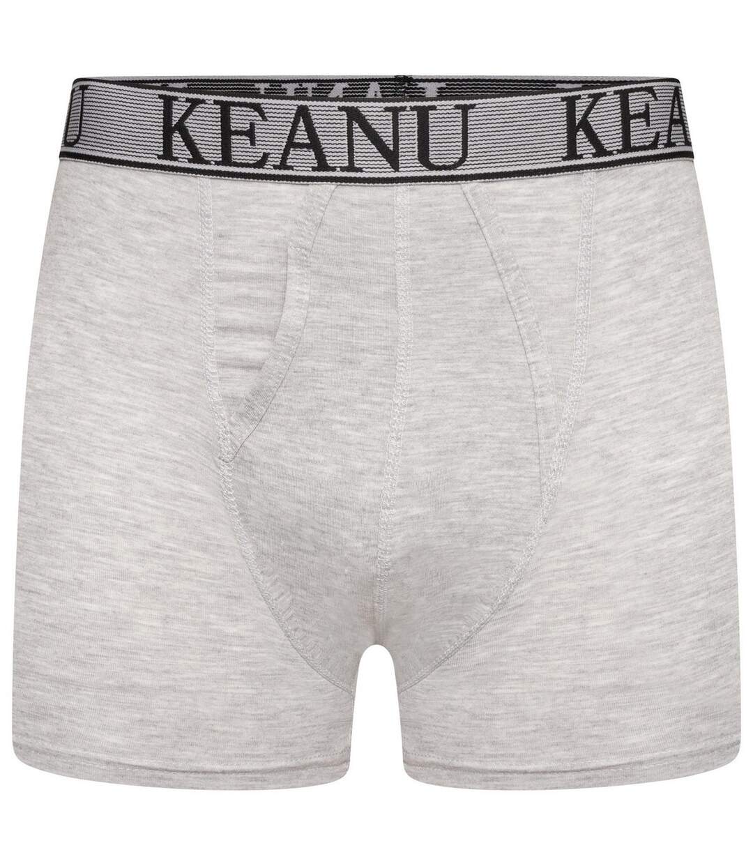 Boxers Motif/style Uni Homme Noir Bleu Blanc Gris Keanu-4