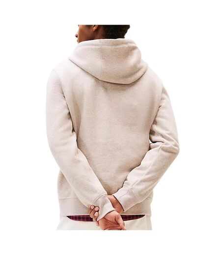 Sweat à capuche beige homme tommy hilfiger logo hoodies
