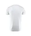 Mens Run Active T-shirt White Printer RED-2
