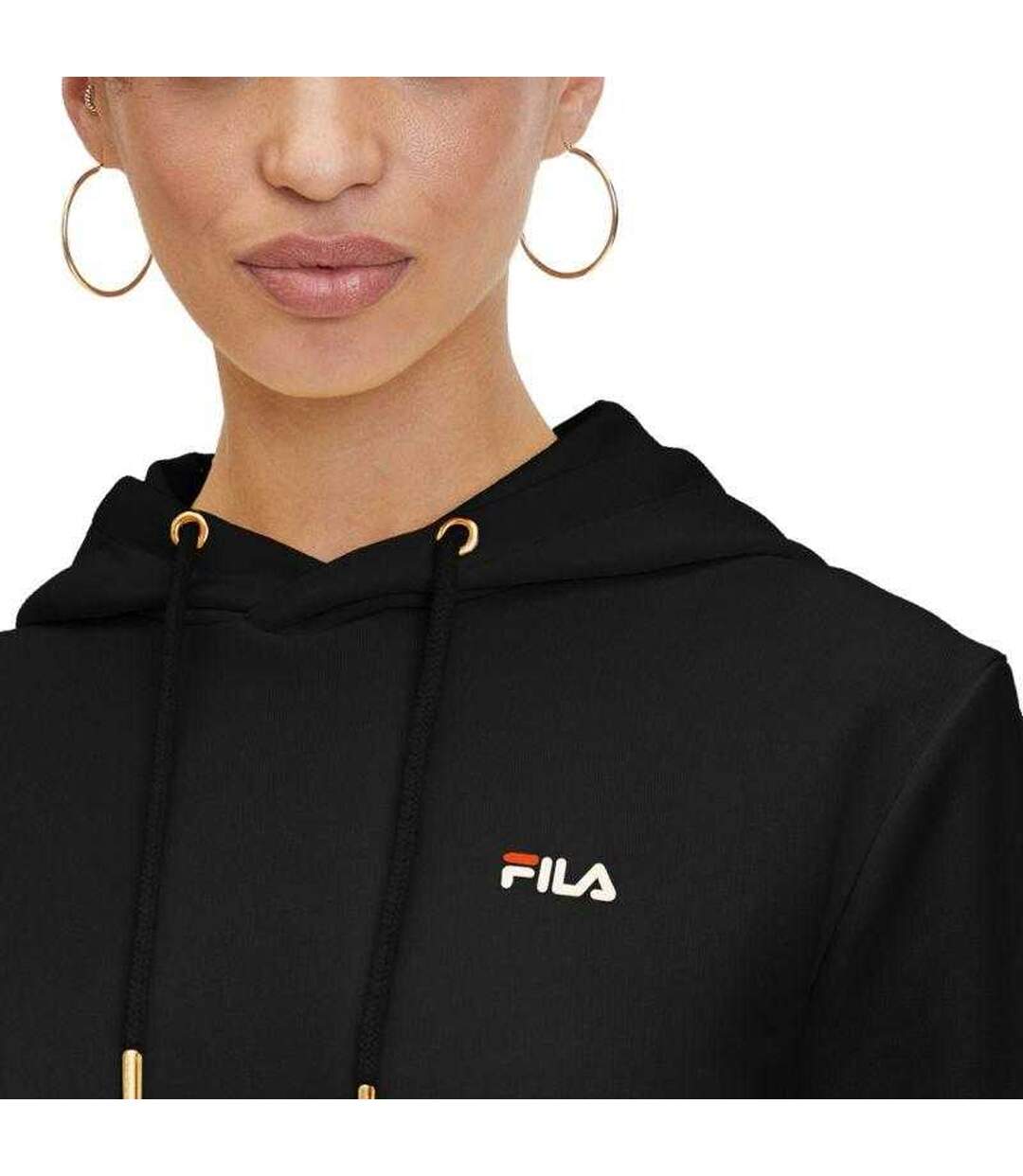 Sweat À Capuche Bruchsal Femme Noir Fila-4