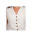 Gilet barman effet lin URSILE - Dona X Lisa-3