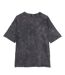 T-shirt Motif/style Délavé À L'acide Homme Gris Noir Build Your Brand-2