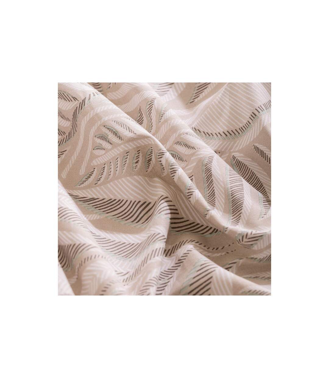 Parure de Lit Imprimée Nalh 240x220cm Beige-5