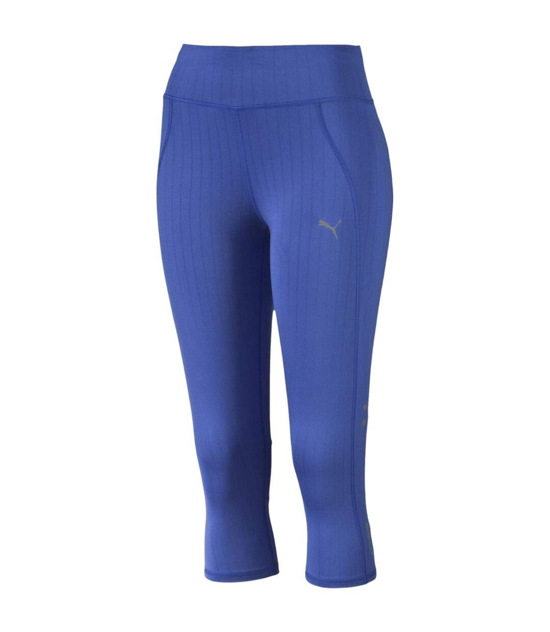 Womens/ladies Performance Tight 3/4 Leggings Blue Puma-2