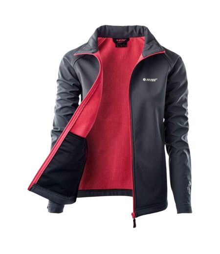 Veste Lucari Femme Noir Rouge Hi-Tec