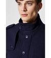 Manteau en laine boutonné