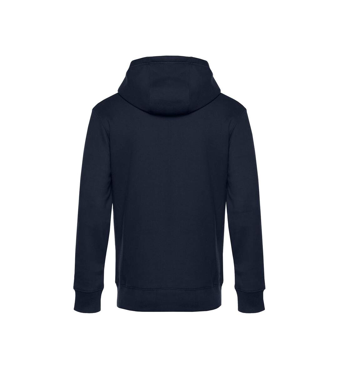 Sweat À Capuche Zippé Mens King Bleu Marine B&C-3