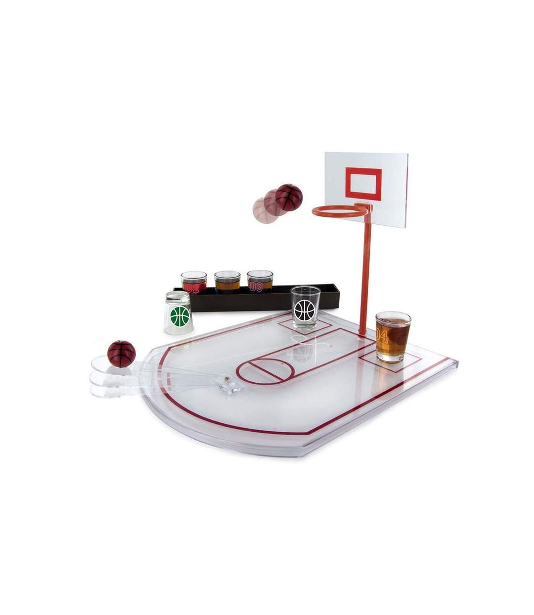 Jeu à boire Basket avec 6 shooters-1