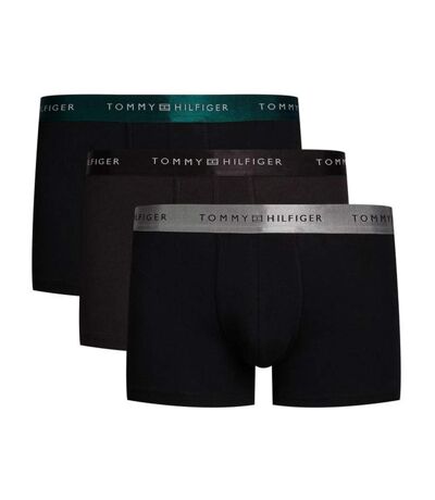 Lot de 3 Boxers Noir Homme Tommy Hilfiger Metallic - M