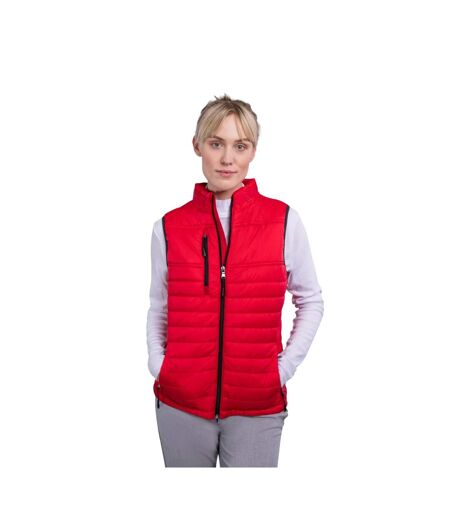 Veste Sans Manches Femme Rouge HRM