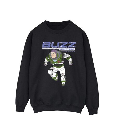 Disney Sweatshirt Lightyear Buzz Jump To Action Femme/Ladies (Noir) - UTBI25171