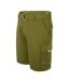 Short À Poches Motif/style Délavé Homme Kaki SoulCal-3