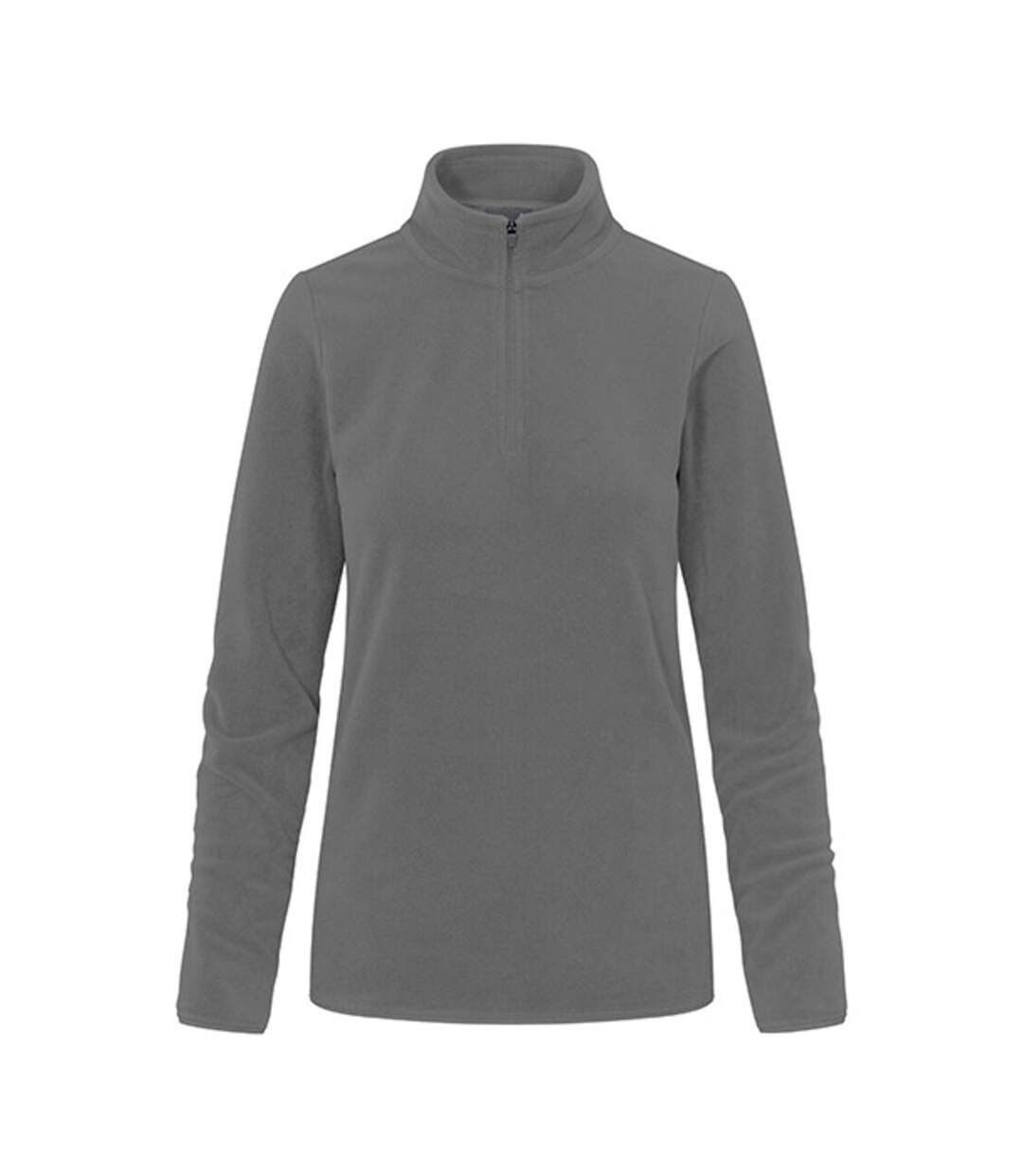 Veste polaire troyer femme gris acier Promodoro-1