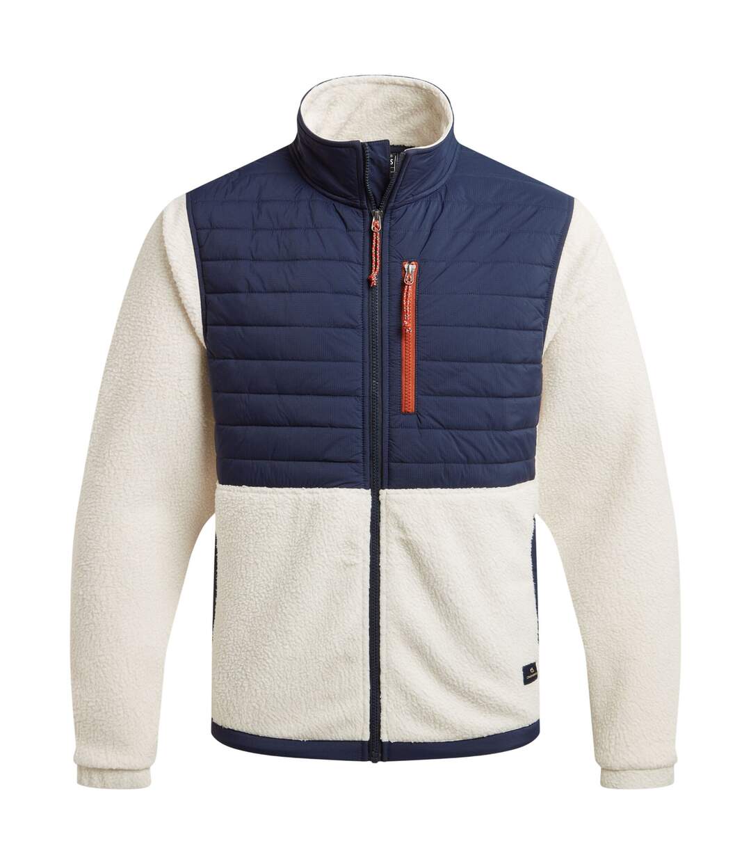 Mens Montadale Colour Block Insulated Hybrid Jacket Ecru Blue Navy Craghoppers-2