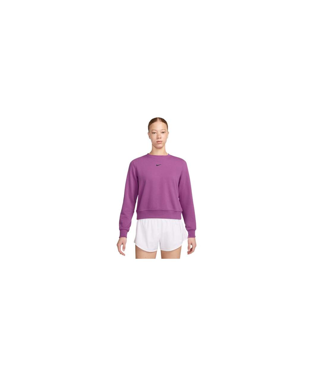 Womens/ladies Swoosh Logo Sweatshirt Fuchsia Nike-1