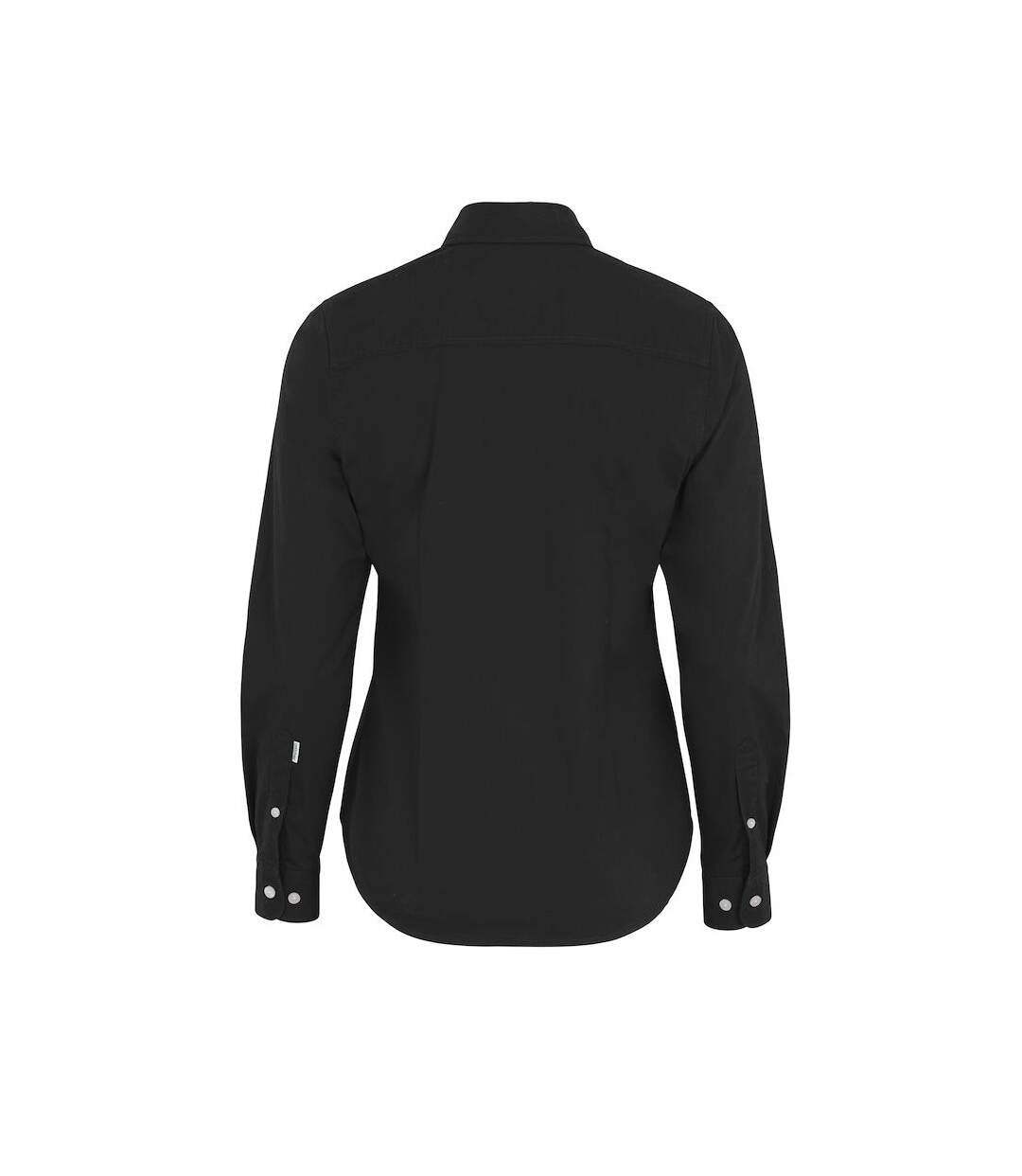 Womens/ladies twill shirt black Cottover-2