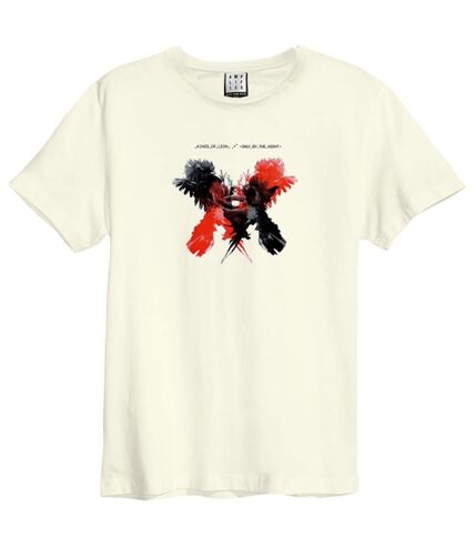 T-shirt adulte blanc / rouge / noir Amplified