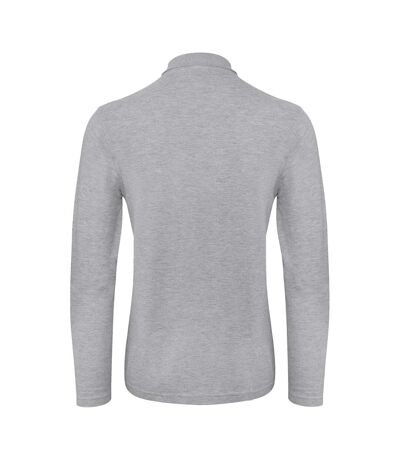 B&C Collection Mens Long Sleeve Polo Shirt (Navy) - UTRW6356