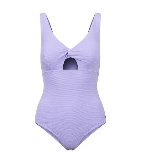 Maillot de bain 1 pièce kamryn femme bleu lavande Trespass