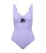 Maillot de bain 1 pièce kamryn femme bleu lavande Trespass-1