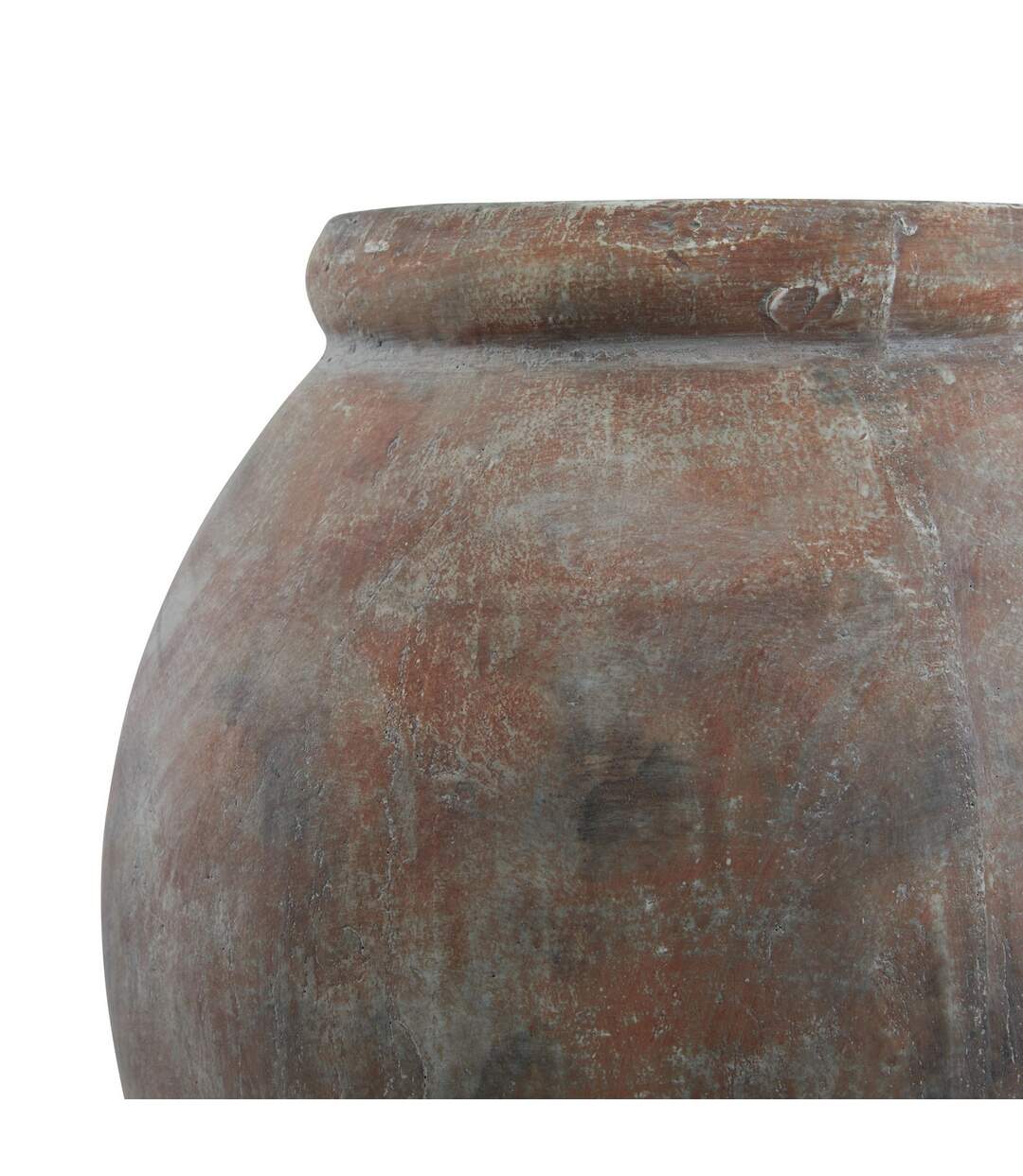 Siena shaped planter 31cm x 30cm x 30cm brown Hill Interiors-2