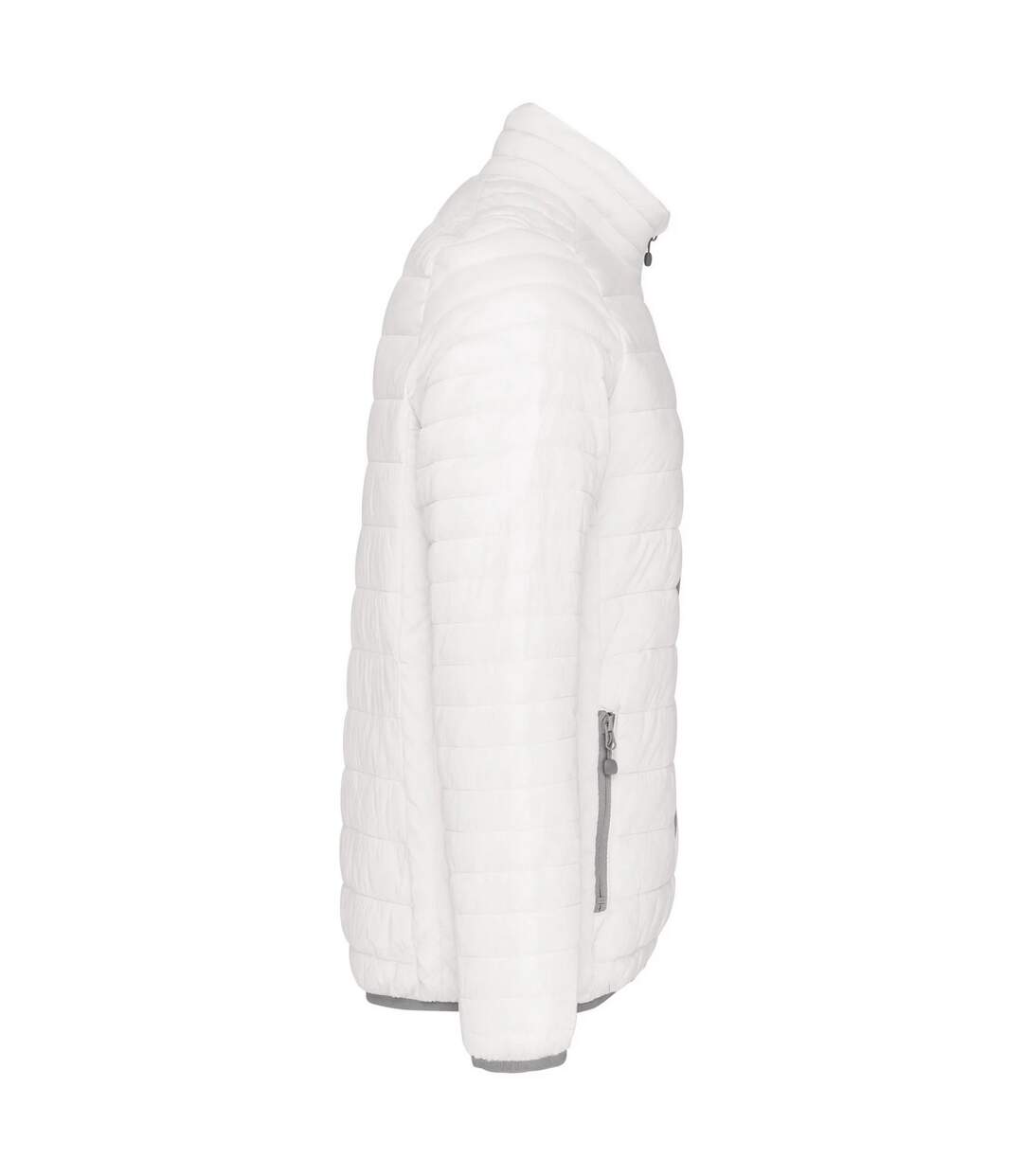 Mens lightweight padded jacket white Kariban-3