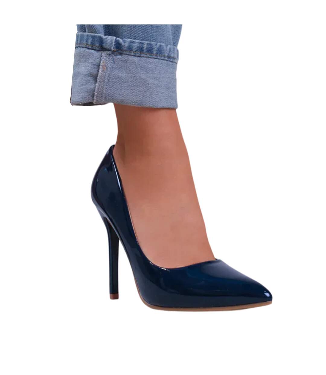 Ballerines Larges kyra femme bleu marine Where´s That From-1