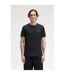 T-shirt Motif/style Rayure Contrastée Sur Bord Homme Noir Marron Fred Perry-3