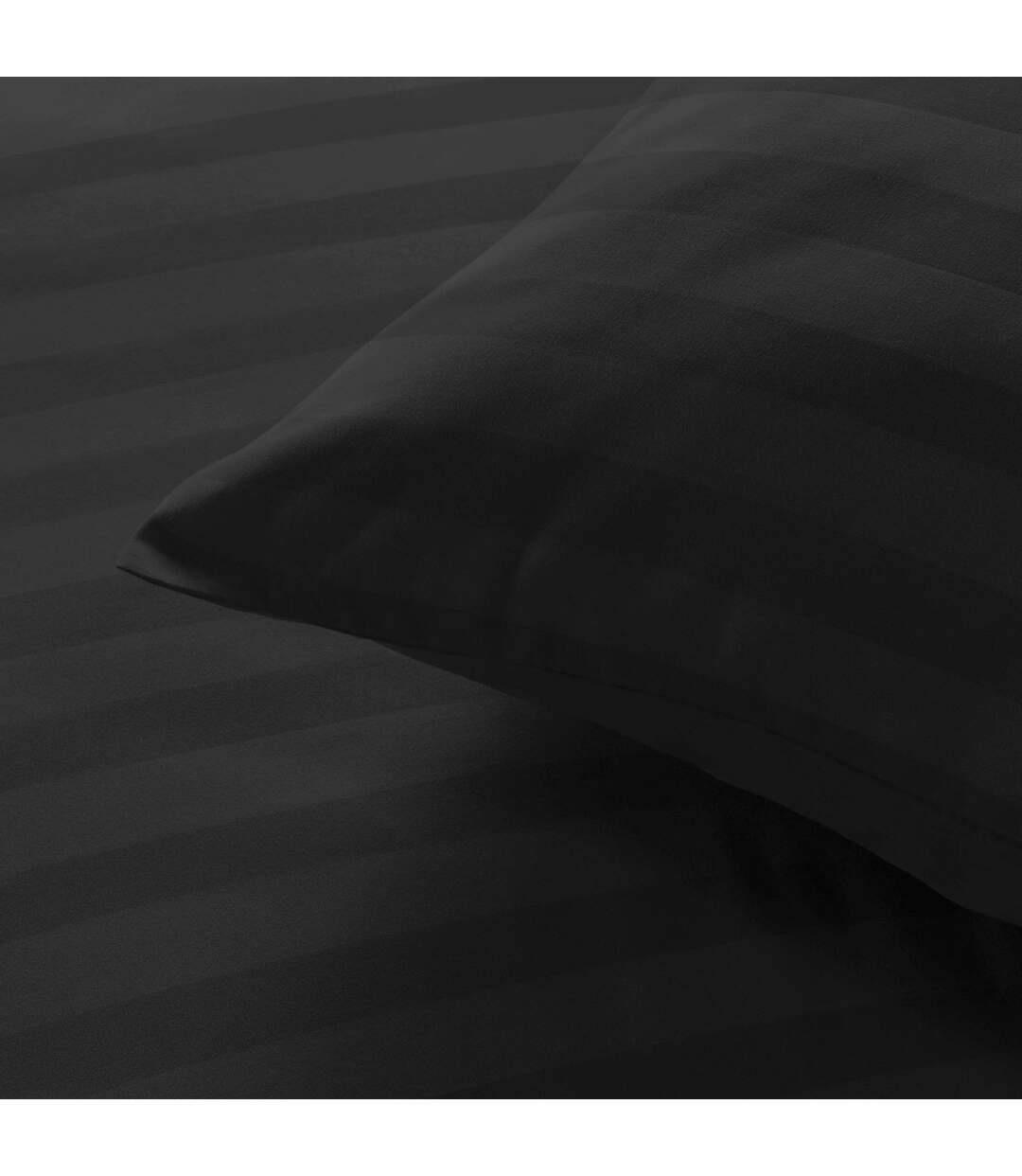 Parure de Lit 3 Pièces Cleo 240x220cm Noir-2
