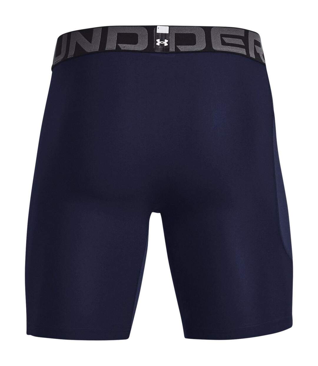 Short De Compression Heatgear Homme Bleu Marine Blanc Under Armour-2