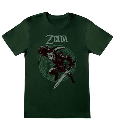 Legend Of Zelda Mens Link Pose T-Shirt (Green)