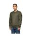 Mens Morello Rib Knit Jumper Green Weekend Offender-4