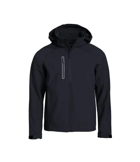 Mens Milford Soft Shell Jacket Black Clique