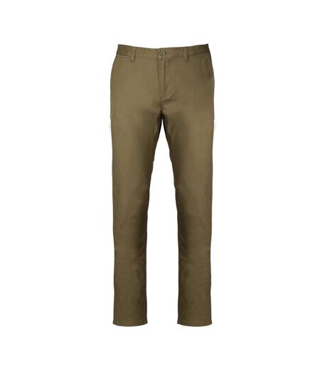 Chino Motif/style Uni Homme Kaki Clair Kariban