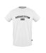 Mens Logo Crew Neck Regular T-shirt White Aquascutum-1