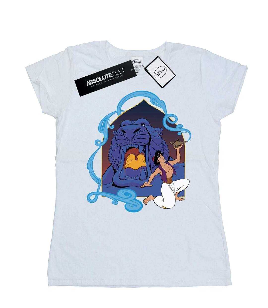 Disney T-shirt en coton Femmes/Ladies Aladdin Cave Of Wonders (Blanc) - UTBI15474-1