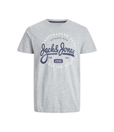 T-shirt Gris Homme Jack & Jones Mikk - L