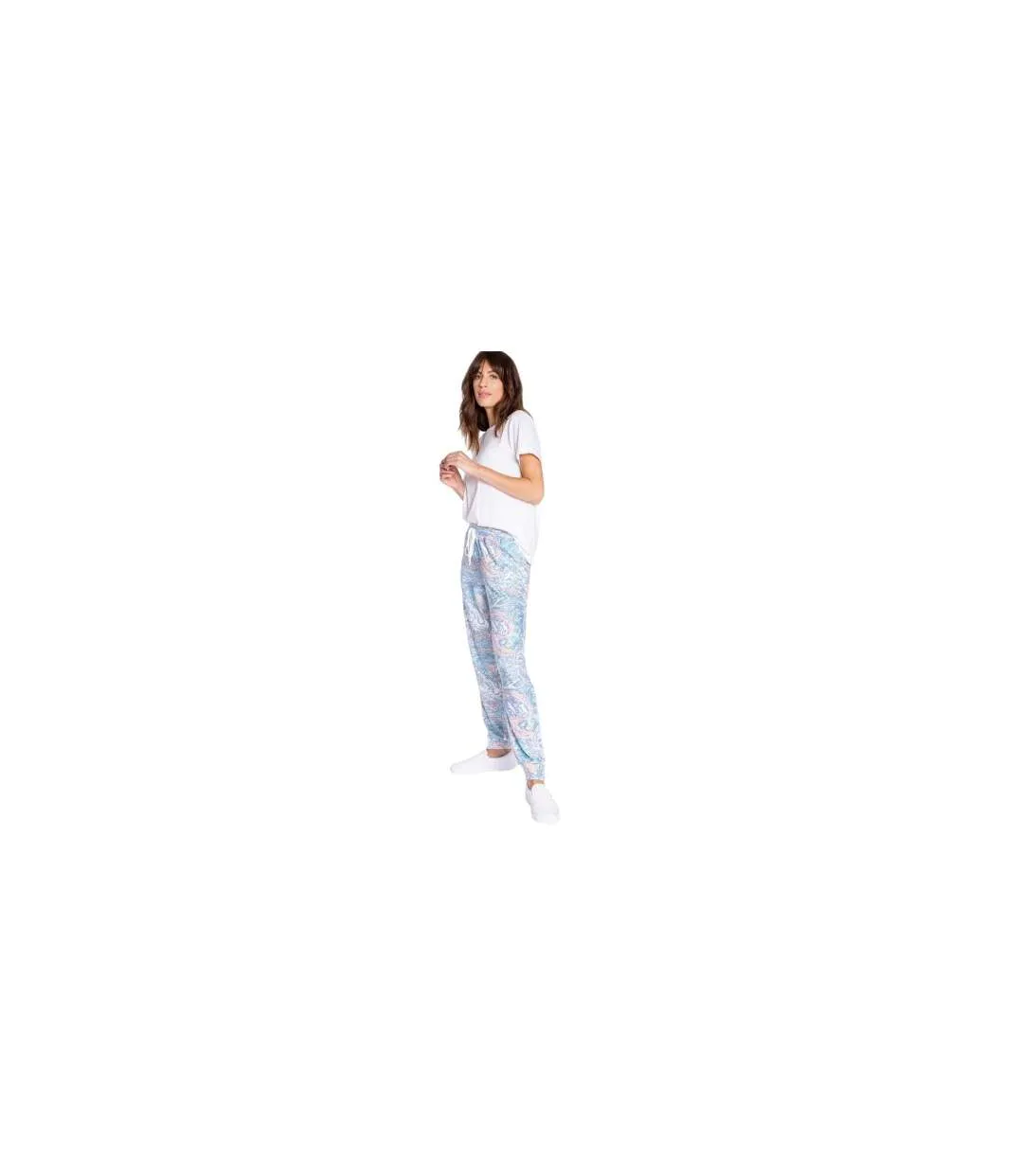 Womens/ladies Salvage Tie Dye Relaxed Fit Jogging Bottoms Multicoloured PJ Salvage-1