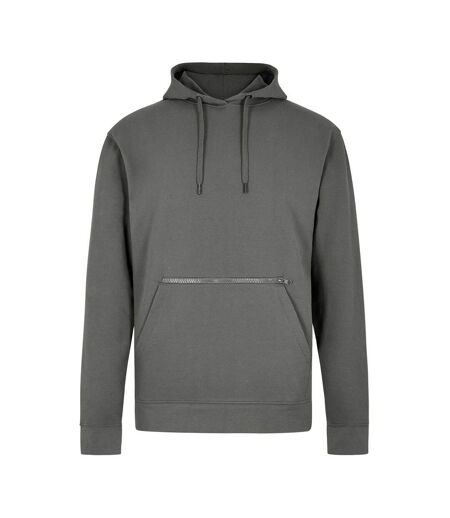 Unisex Adult Pique Regular Hoodie Dark Grey Kustom Kit