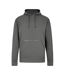 Unisex Adult Pique Regular Hoodie Dark Grey Kustom Kit-1