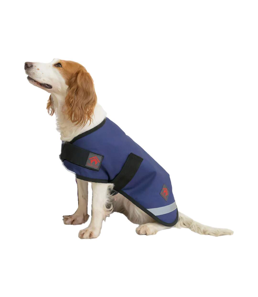 Fleece lined dog coat 66cm navy Firefoot-2