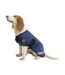 Fleece lined dog coat 76cm navy Firefoot-2