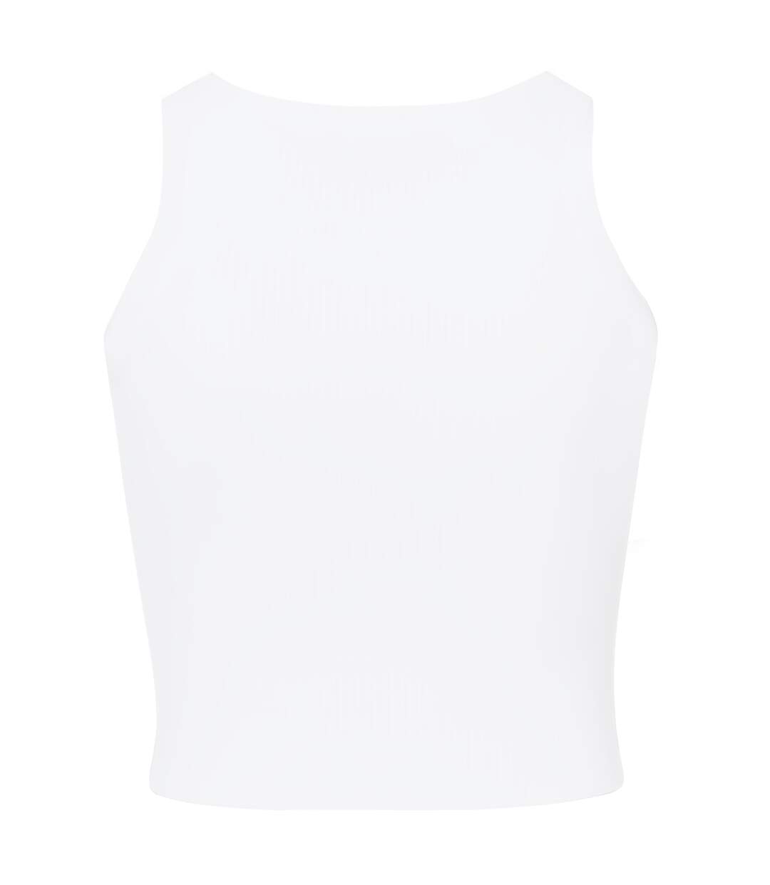 SF Womens/Ladies Crop Top (White) - UTRW7949-2
