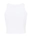 SF Womens/Ladies Crop Top (White) - UTRW7949-2