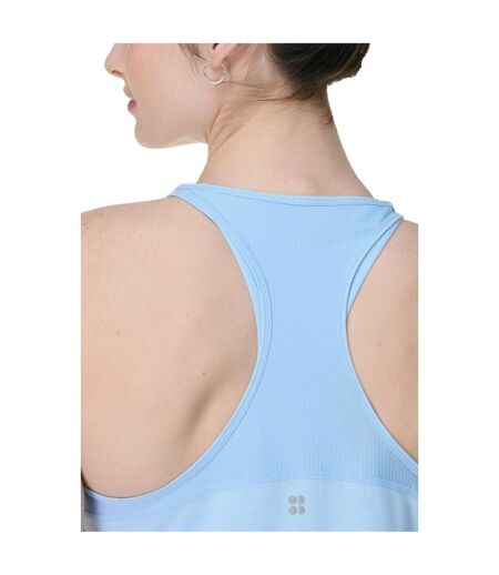 Débardeur Course À Pied Breathe Easy Femme Bleu Clair Sweaty Betty