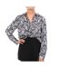Chemise marine/blanc femme tbs esinache-1
