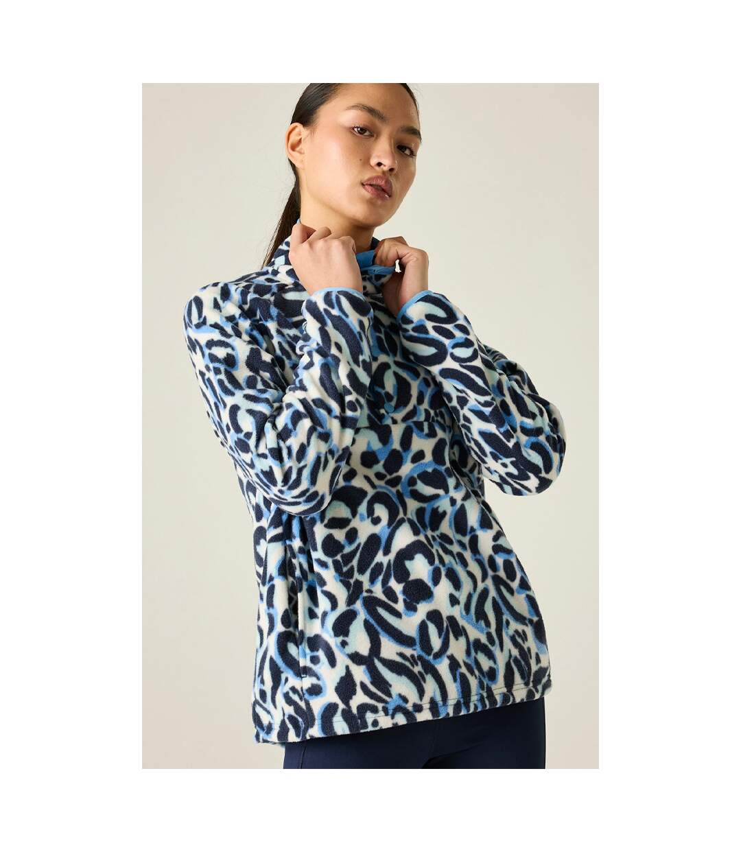 Haut Polaire Motif/style Imprimé Animal Wing It Femme Vieux Bleu Dare 2B-1