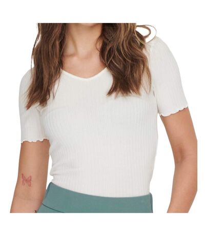 T-Shirt blanc femme jdy fransiska - s